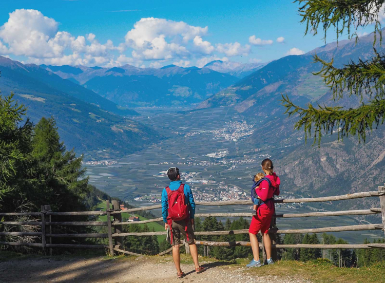 Aussicht über den Vinschgau