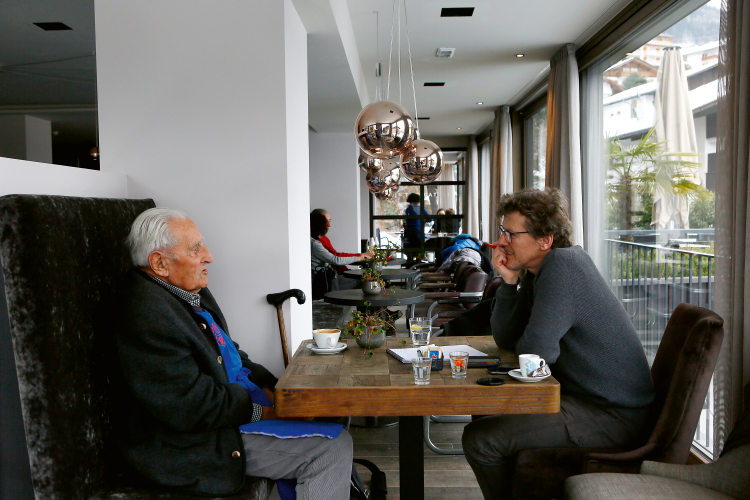 Sepp Innerhofer und Markus Larcher 