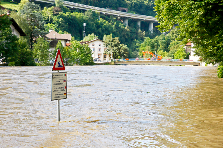 Hochwasser in Klausen