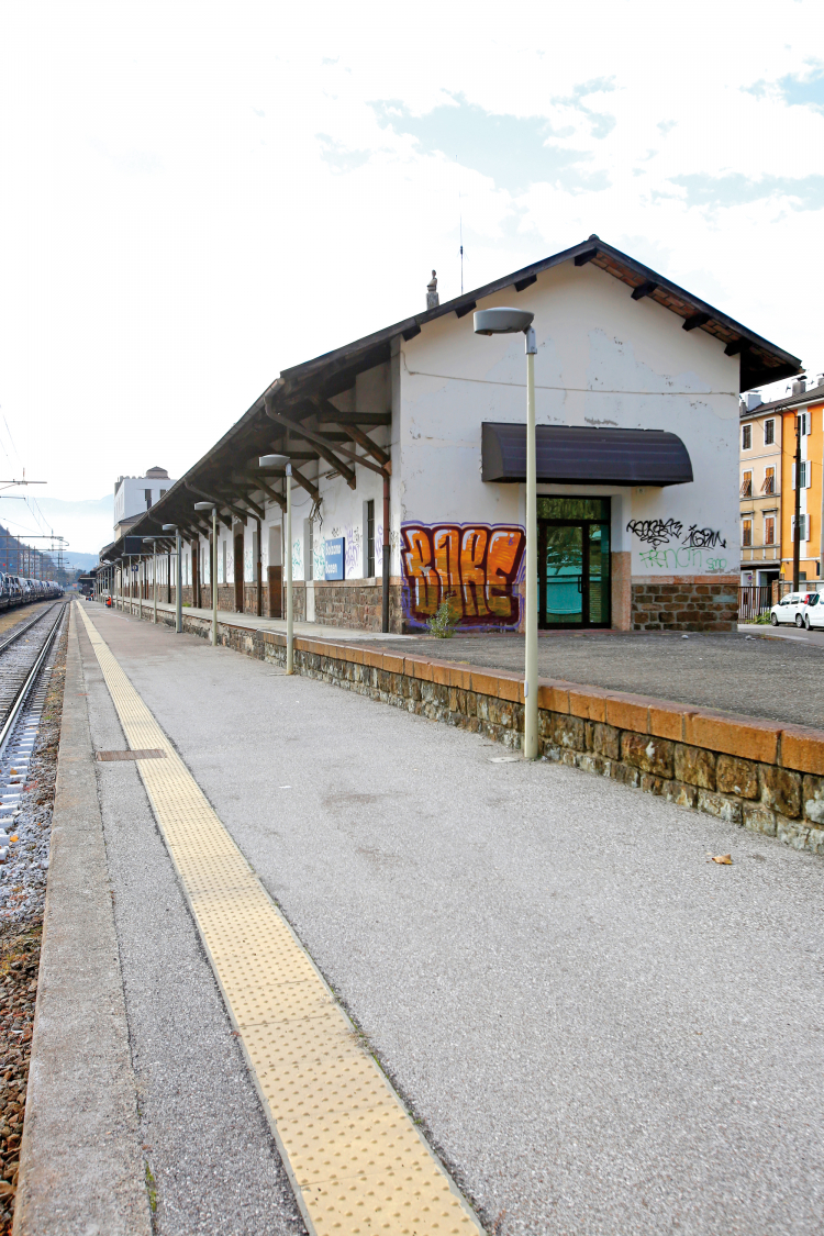 Negrelli-Halle auf dem Bozner Bahnhof