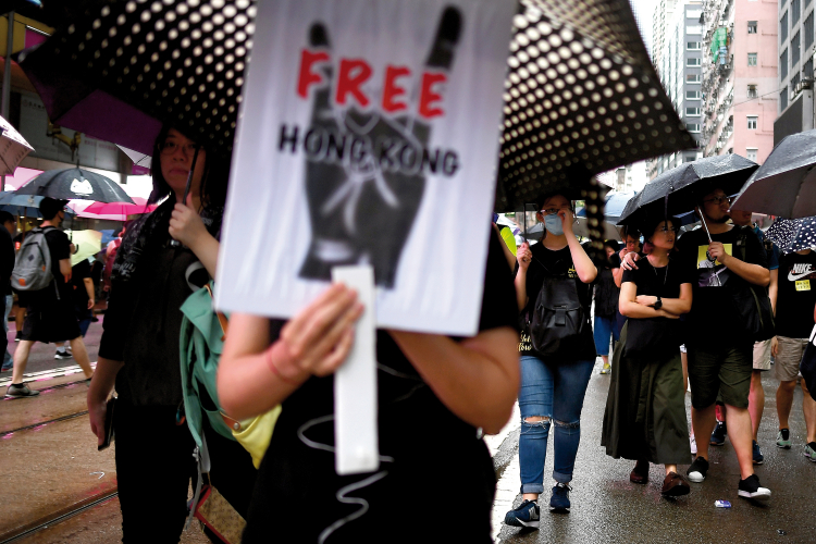 Protest in Hongkong