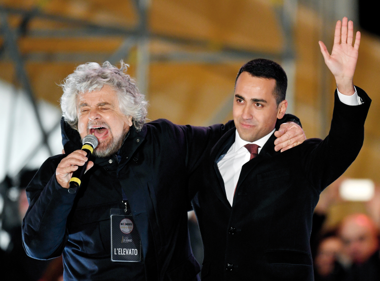 Beppe Grillo und Luigi Di Maio 