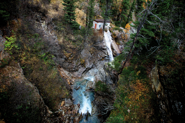 Wasserkraftwerk im Martelltal