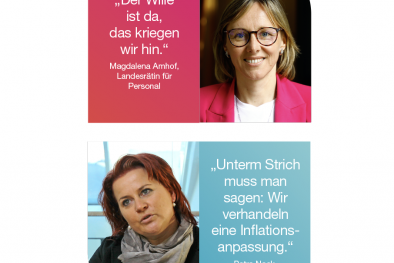 Magdalena Amhof und Petra Nock 