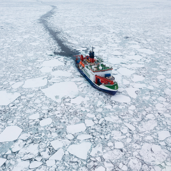 Die Polarstern ist das Herz der Expedition